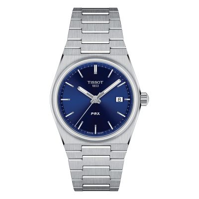 Tissot PRX / orologio unisex / quadrante blu / cassa e bracciale acciaio