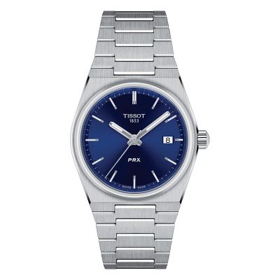 Tissot PRX / orologio unisex / quadrante blu / cassa e bracciale acciaio