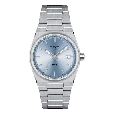 Tissot PRX / orologio unisex / quadrante azzurro / cassa e bracciale acciaio