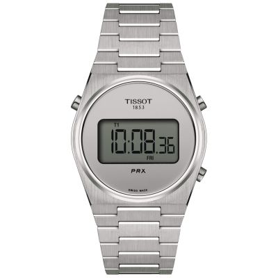 Tissot PRX Digital / orologio unisex / quadrante argentato / cassa e bracciale acciaio