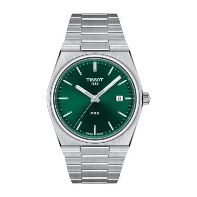 Tissot PRX / orologio unisex / quadrante verde / cassa e bracciale acciaio