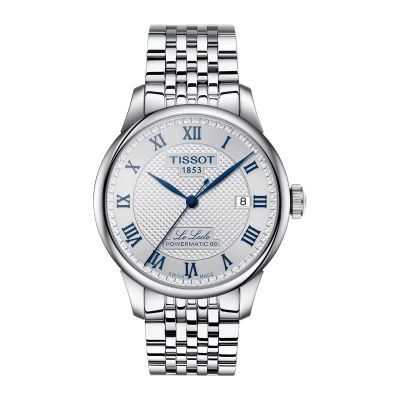 Tissot Le Locle Powermatic 80 20th Anniversary / orologio uomo / quadrante argentato / cassa e bracciale acciaio