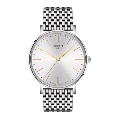 Tissot Everytime Gent / orologio uomo / quadrante bianco / cassa e bracciale acciaio