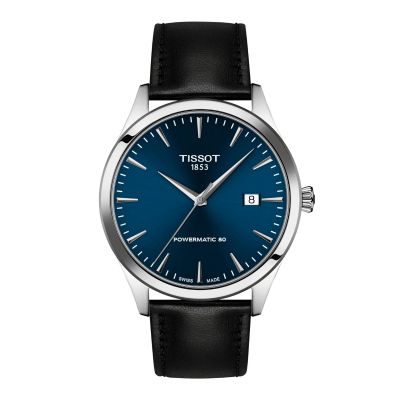 Tissot Classic Dream / orologio uomo / quadrante blu / cassa acciaio / cinturino pelle nero