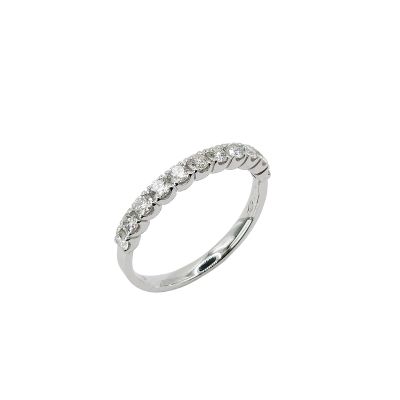 Crivelli / anello veretta / oro bianco e diamanti
