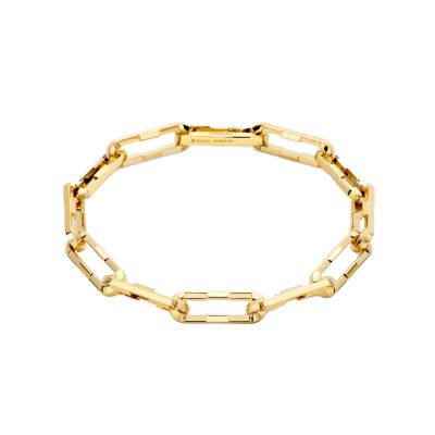 Gucci / Link to Love / bracciale a catena larga / oro giallo