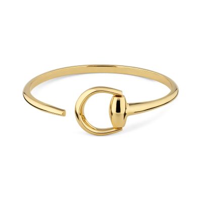 Gucci / Horsebit / bracciale bangle / oro giallo