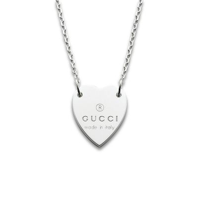 Gucci / Trademark / collana cuore / argento 