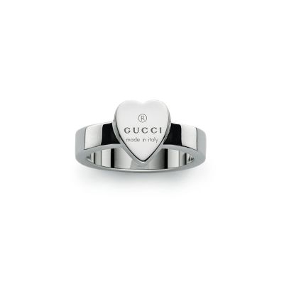 Gucci / Trademark / anello cuore / argento 