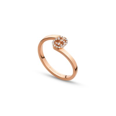 Gucci / GG Running / anello / oro rosa e diamanti