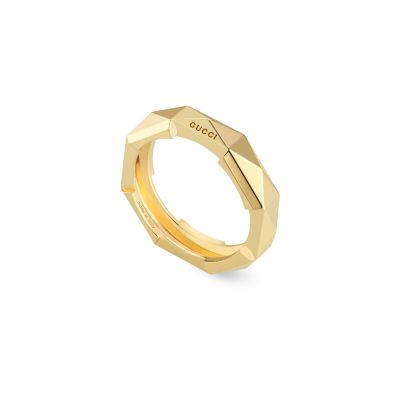 Gucci / Link to Love / anello impilabile 6 mm / oro giallo