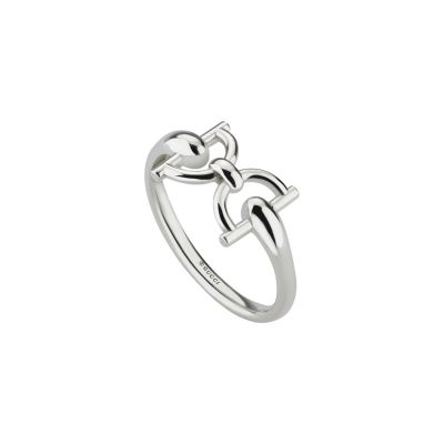 Gucci / anello con staffa / argento 
