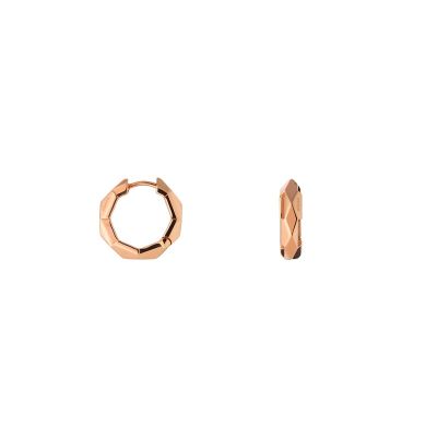 Gucci / Link to Love / orecchini con borchie geometriche / oro rosa