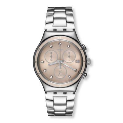 Swatch / Irony / Classy Shine / orologio unisex / quadrante grigio / cassa acciaio / bracciale acciaio