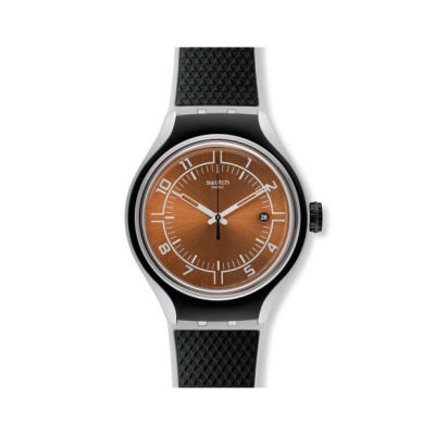 Swatch / Irony X-Lite / Go Jog / orologio unisex / quadrante arancione / cassa alluminio / cinturino silicone