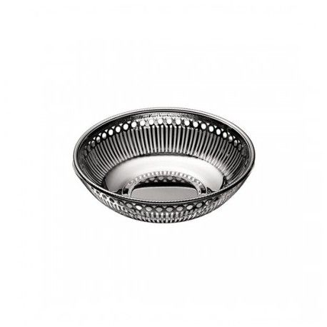 Cestino Per Vino In Argento Placcato | Elegante Portabottiglie Da Tavola Lungo 24 Cm