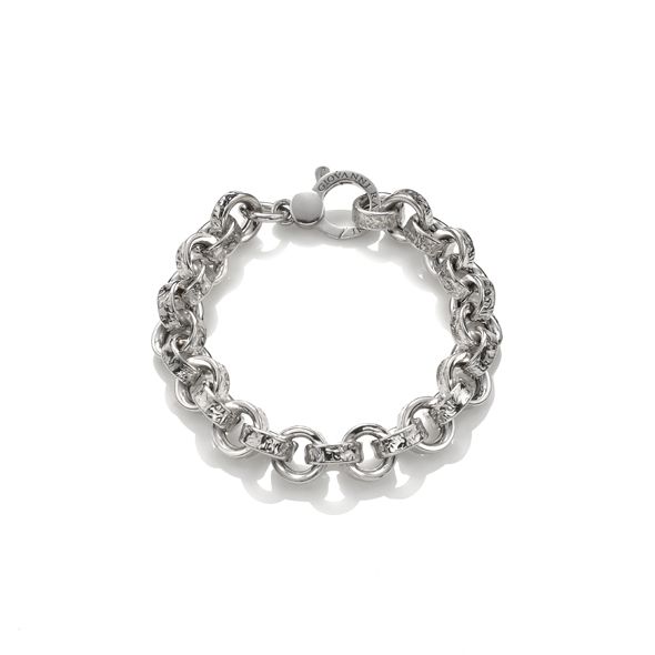 COOLSTEELANDBEYOND Pesante e Studio Uomo Bracciale da Catena di