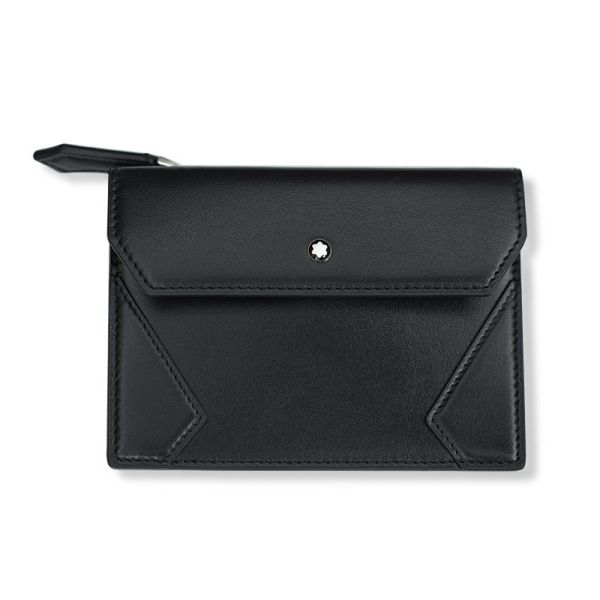 Porta Carte Montblanc in Pelle Uomo MONTBLANC cod.106653 10 cm Black