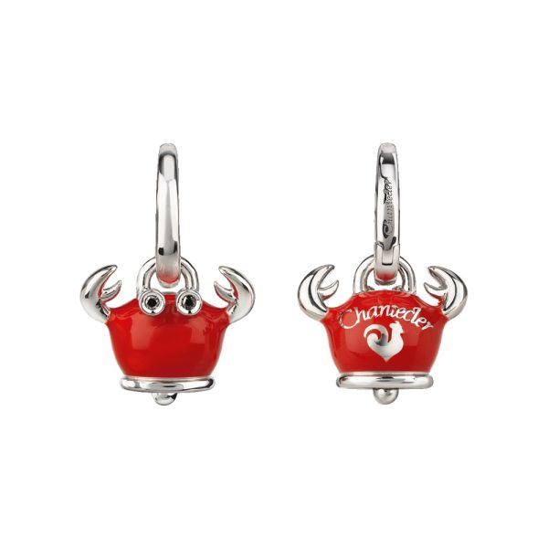 Orecchini in fimo handmade granchi rossi kawaii idea regalo donna