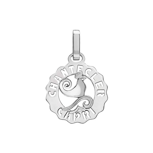 Annie Haak Braccialetto con ciondolo in argento con mini orchidea, 17 cm, Argento sterling