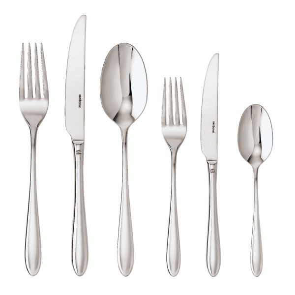 Service De Couverts Sambonet Astrid 36 Pièces - Acier Inox 18/10 - Neuf