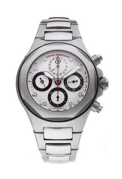 GIRARD PERREGAUX LAUREATO BLU BRACCIALE ACCIAIO 42mm 81010 11 431 11A