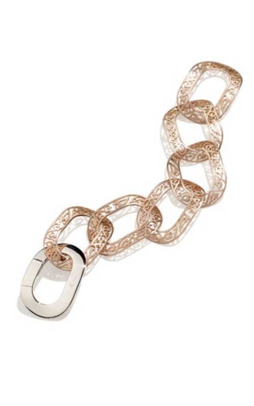 Pomellato Catene bracciale 18 cm oro rosa matt e oro bianco