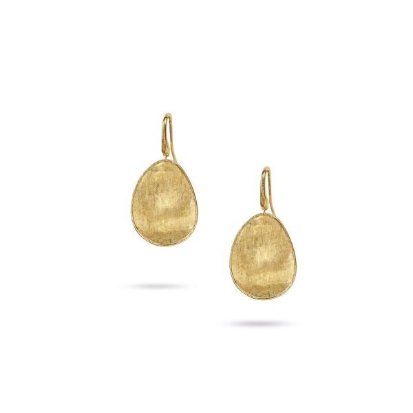 Orecchini Pendenti Oro Giallo 9k Con Topazio Blu Ivy Gems - 1,7 Cm - 2