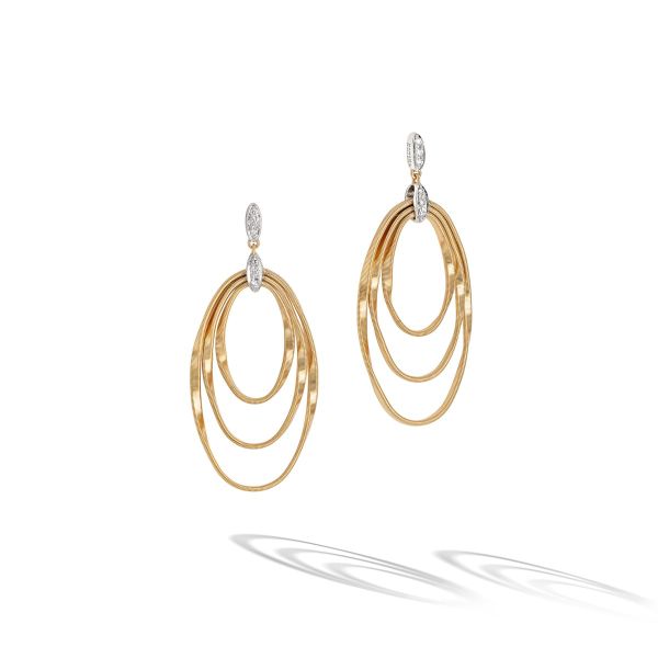 Marco Bicego Marrakech Onde Orecchini Chandelier Con Ovali