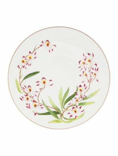 Hermès / Jardin des Orchidées / piatto rotondo / porcellana