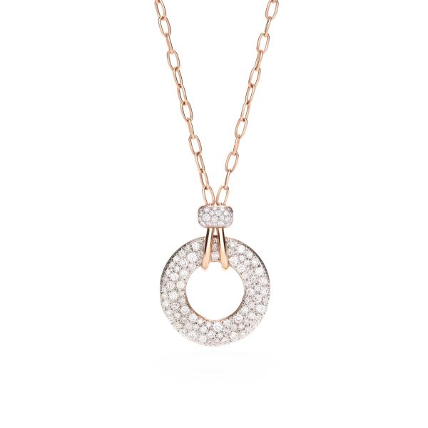 Pendentif Pomellato Théière En Or Rose & Argent 925 - Neuf Avec Étiquettes