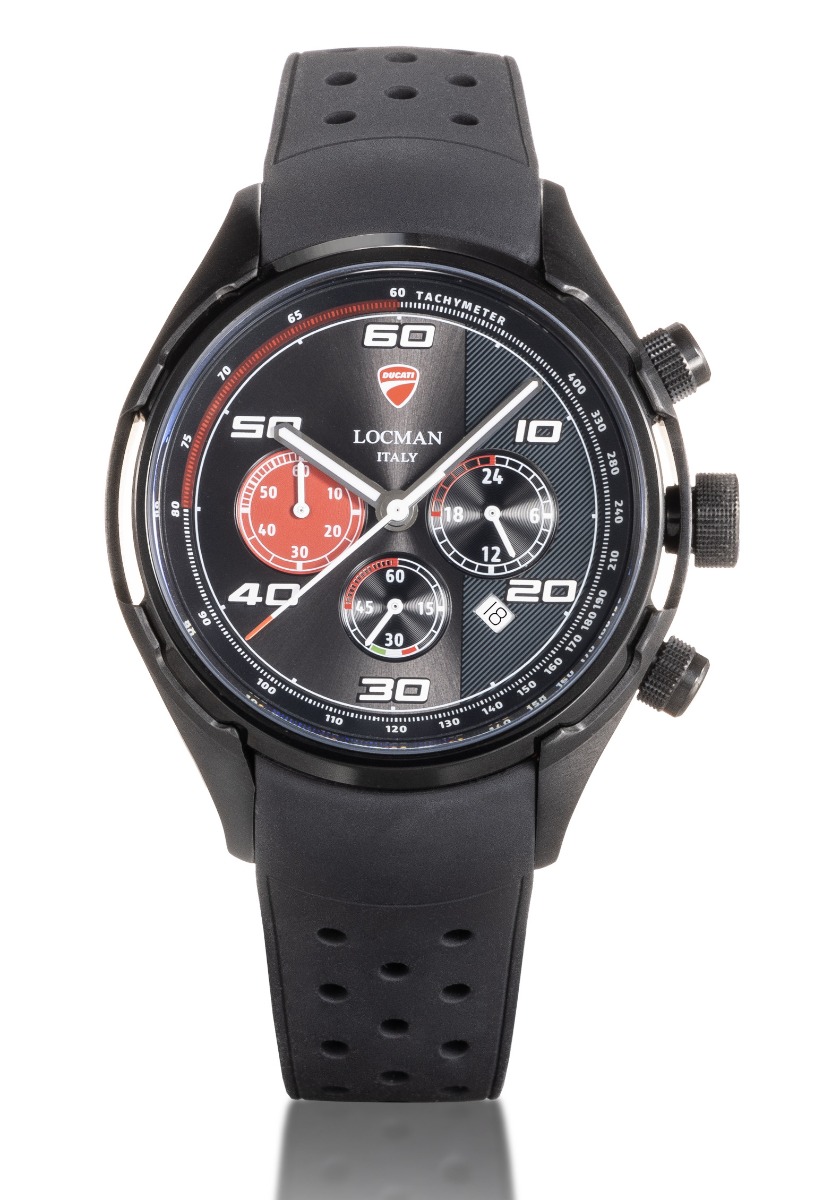 Locman Ducati / orologio uomo / quadrante nero / cassa Locman Ducati / orologio uomo / quadrante nero / cassa