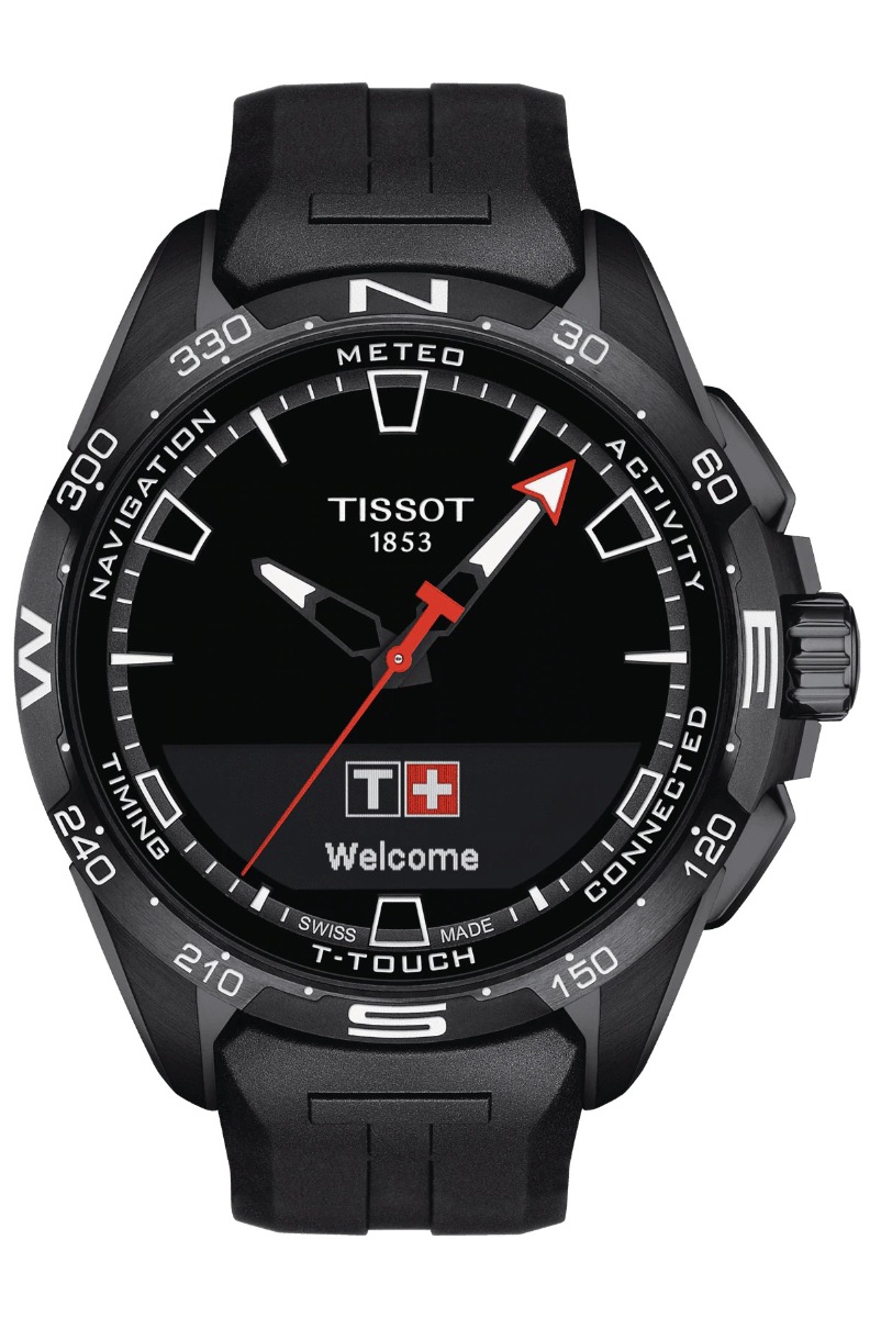 Tissot Uomo T1114173744100 Orologio Al Quarzo – Cassa Acciaio Nero, Quadrante Nero, Cinturino In Caucciù