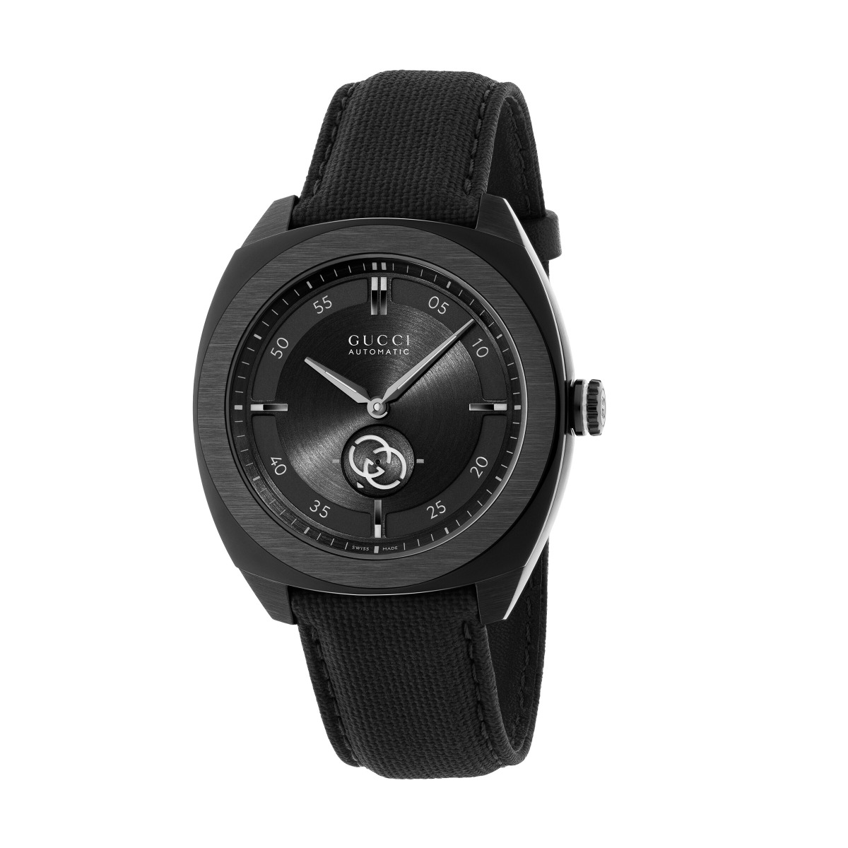 Gosasa Orologio Uomo Quadrante Grande, Scheletrato, Cinturino In Silicone Nero, Oro Rosa, Stile Punk - 6