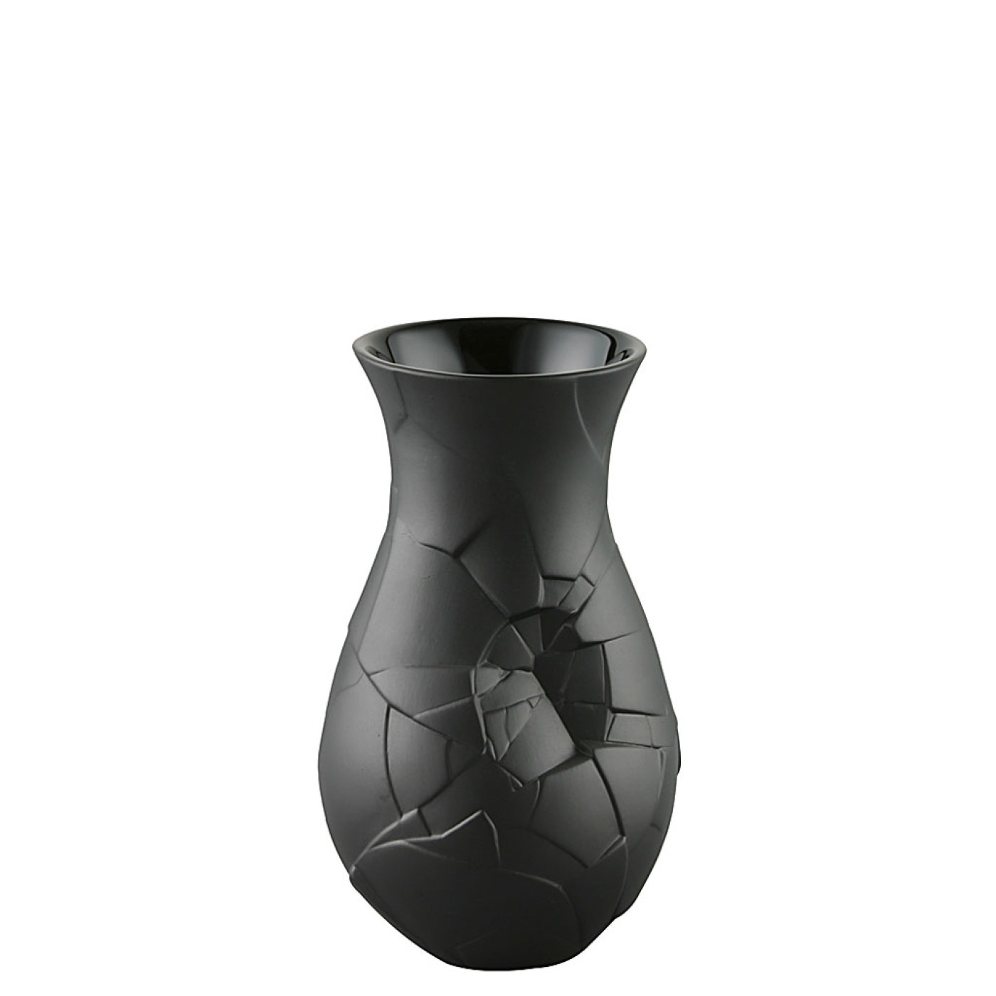 Rosenthal - Ligne Studio / Vase de Phases / vase 21 cm / noir mat / porcelaine