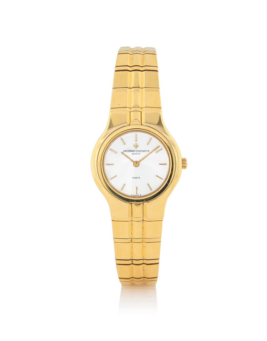 Vacheron Constantin / Phidias / orologio donna / quadrante bianco guilloché  / cassa e bracciale oro giallo
