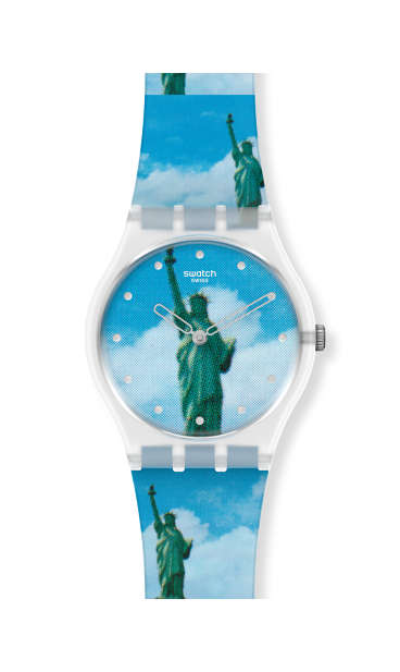 Swatch x MoMA / The Dream by Henri Rousseau / orologio unisex / quadrante  verde / cassa plastica / cinturino silicone