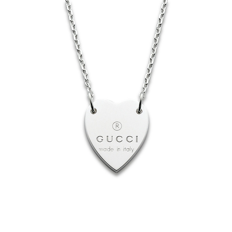 collana gucci cuore e farfalla